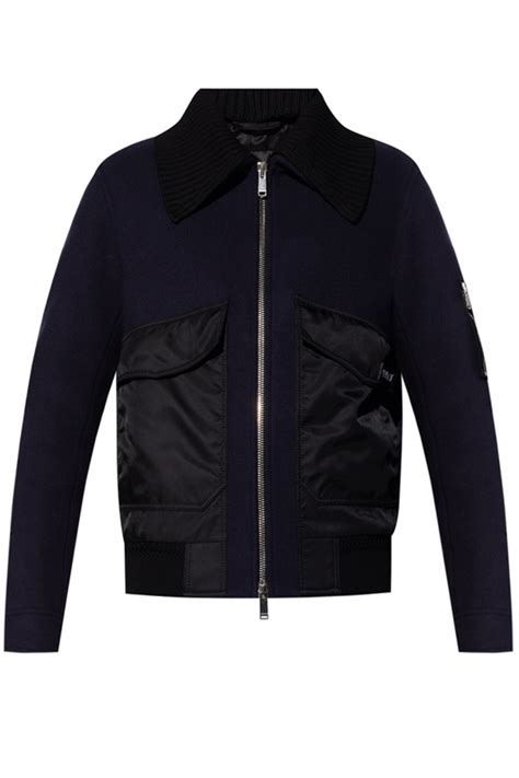 versace navy blue jacket|Versace jacket price.